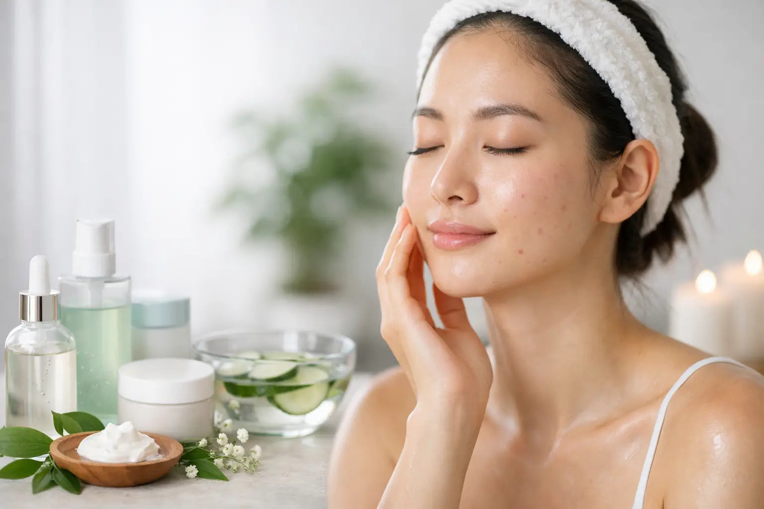 K beauty routine voor acne die je huid kalmeert