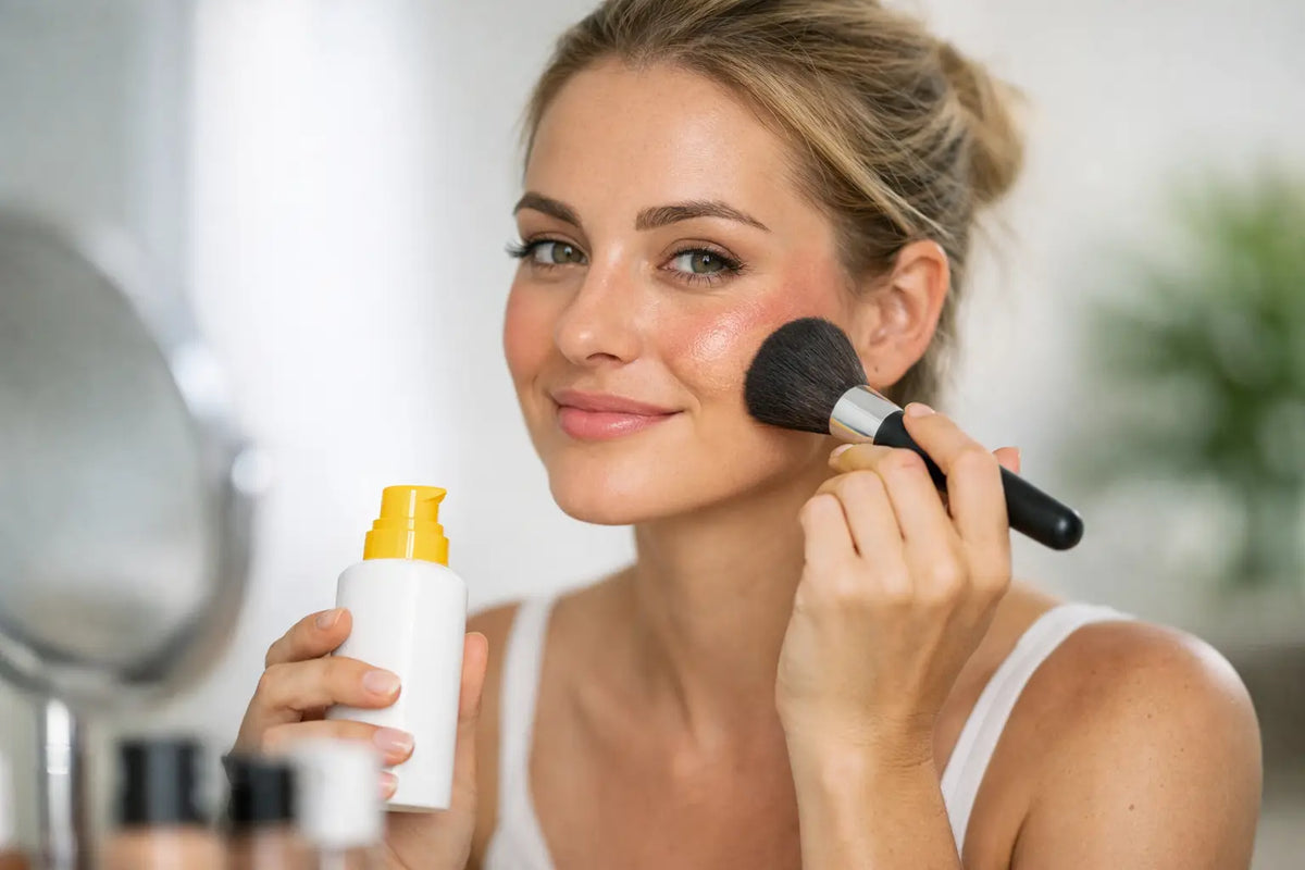 Zonnebrand rult onder make-up? Zo voorkom je het