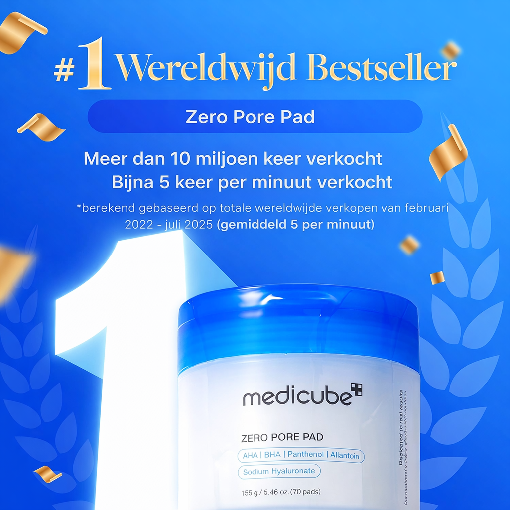 Medicube Zero Pore Pad 2.0 toner pads met AHA en BHA