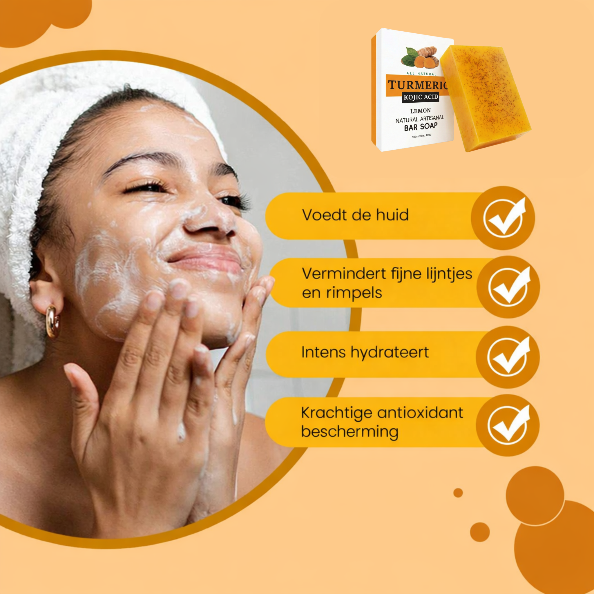 Tumeric & Kojic Acid Soap