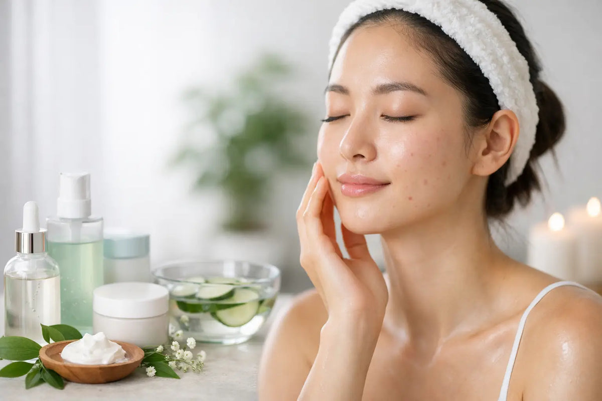 K beauty routine voor acne die je huid kalmeert