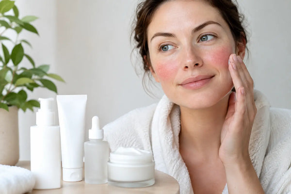 Welke skincare bij rosacea werkt het mildst?
