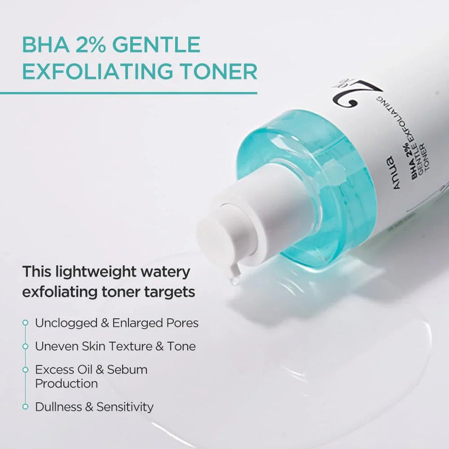 Anua | BHA 2% Gentle Exfoliating Toner - Glow House
