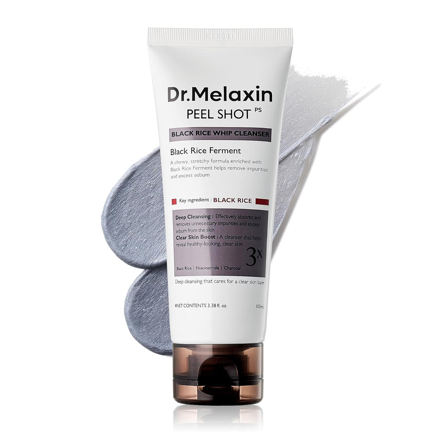 Dr. Melaxin | Peel Shot Black Rice Mochi Whip Cleanser - Glow House