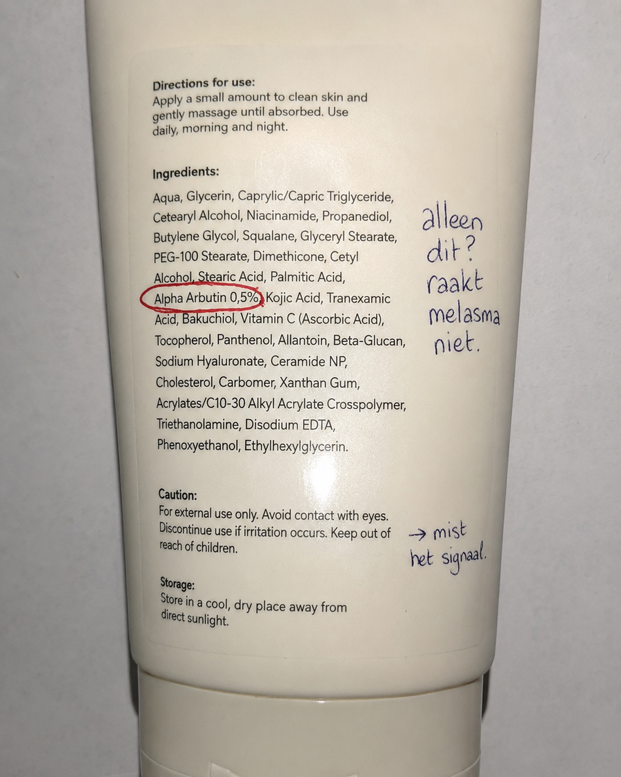 Je crème is te mild voor wat jij hebt