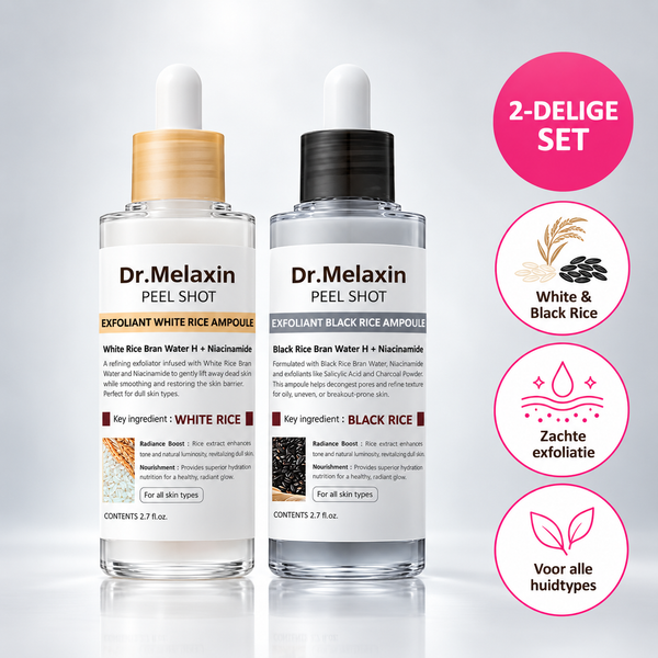 Dr. Melaxin Peel Shot Glow Rice Ampoule Duo