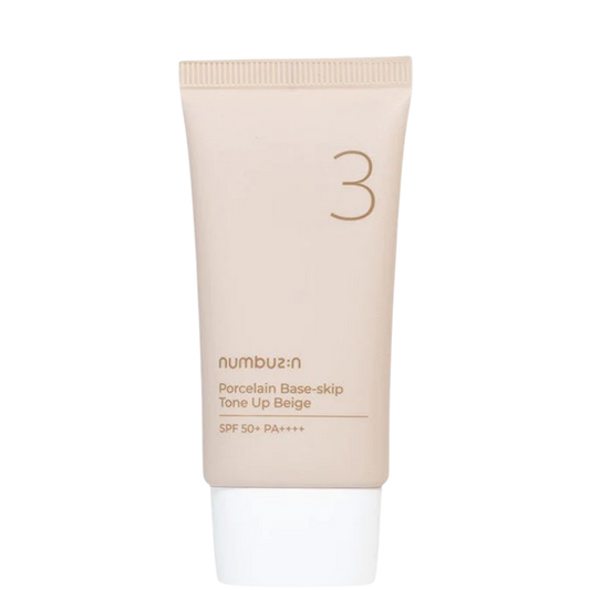 Numbuzin | No.3 Porcelain Base-skip Tone Up Beige SPF50+ PA++++