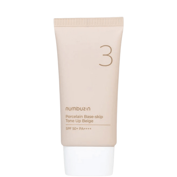 Numbuzin | No.3 Porcelain Base-skip Tone Up Beige SPF50+ PA++++