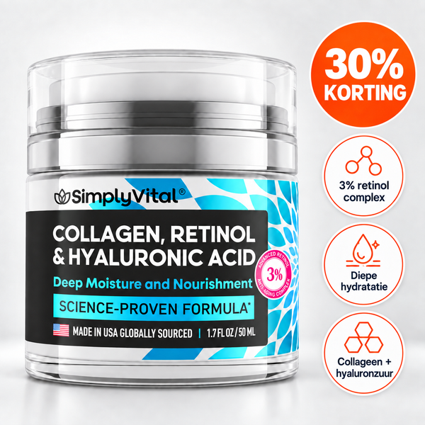 Anti-Aging Face Moisturizer with Retinol, Collagen & Hyaluronic Acid