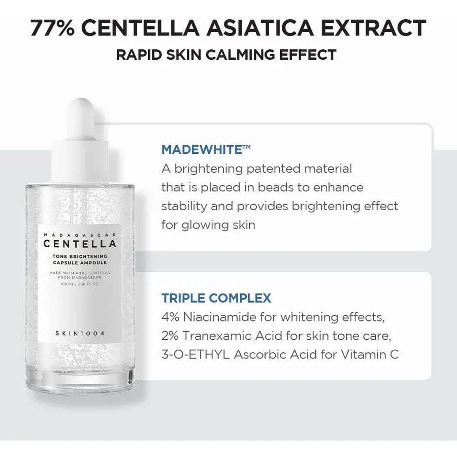 SKIN1004 | Madagascar Centella Tone Brightening Capsule Ampoule - Glow House