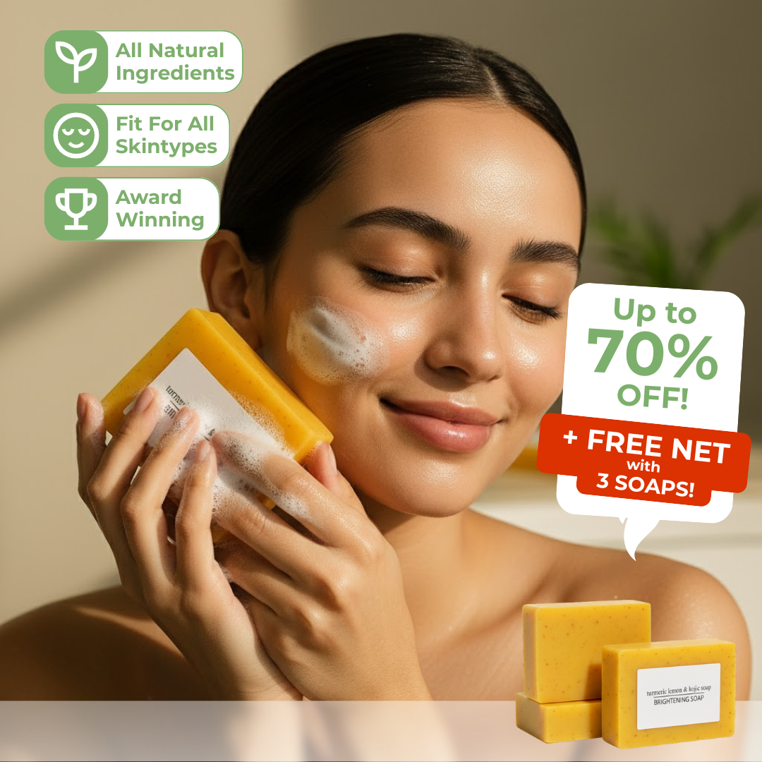 Turmeric, Lemon & Kojic acid soap