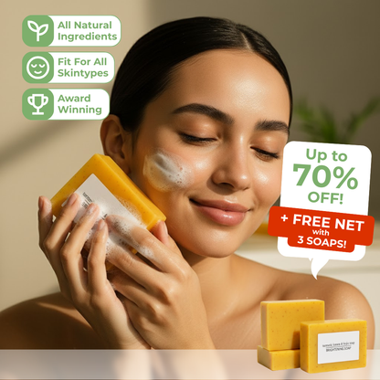 Turmeric, Lemon & Kojic acid soap